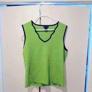 Grace Dane Lewis Sleeveless Top Size XL like new!